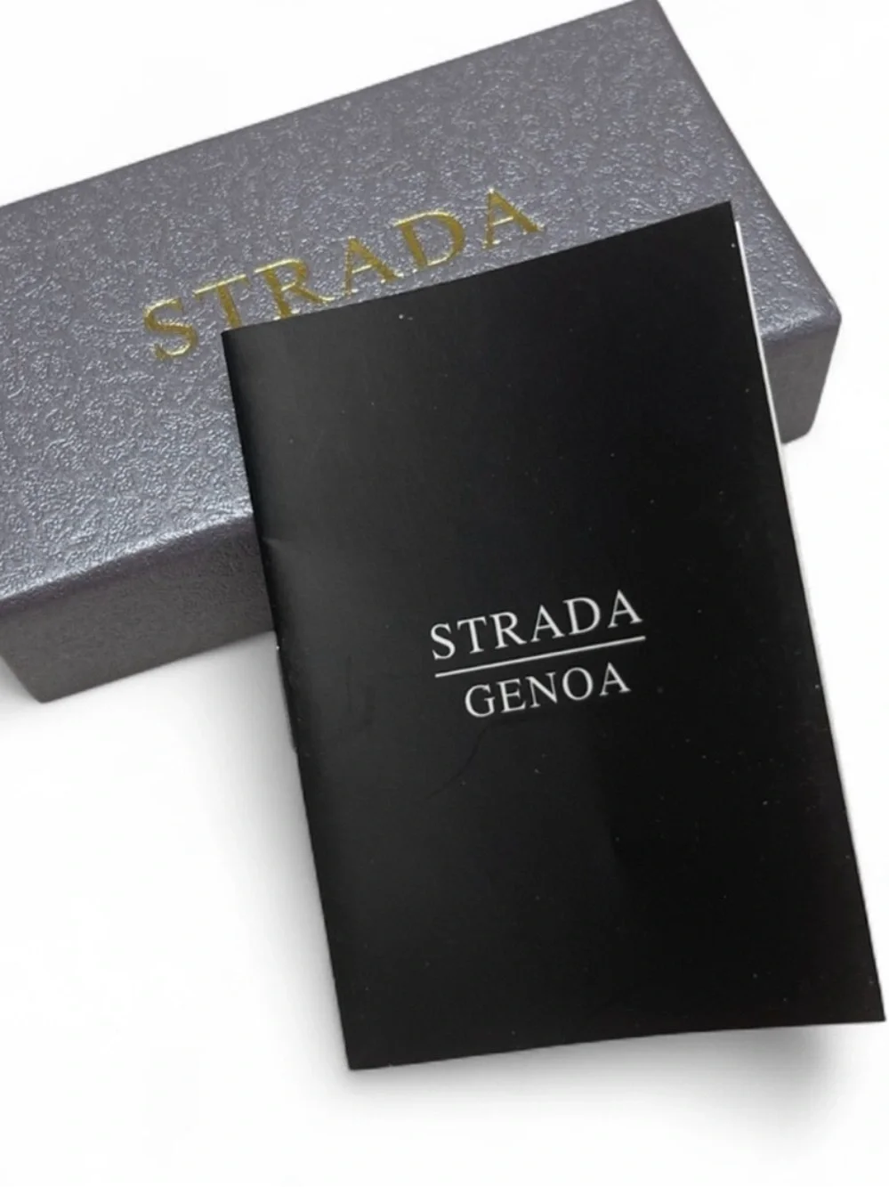 Strada Red Crystal Square Watch Roman Numeral Japanese Quartz NIB